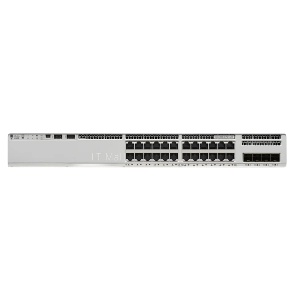 Cisco C9300L-24P-4X-E front panel view