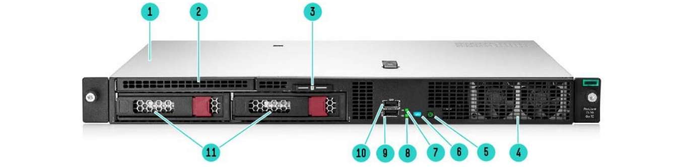 DL 20 Gen 10 2 LFF Front View