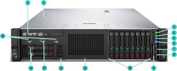 HPE ProLiant DL560 Gen10 Server Front View