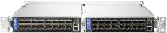 Figure 3 M Series 2 x SN2100M With 1U Rack Installation Kit Q2F25A