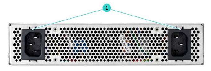 HPE Storage Switch M series SN2100M Rear View
