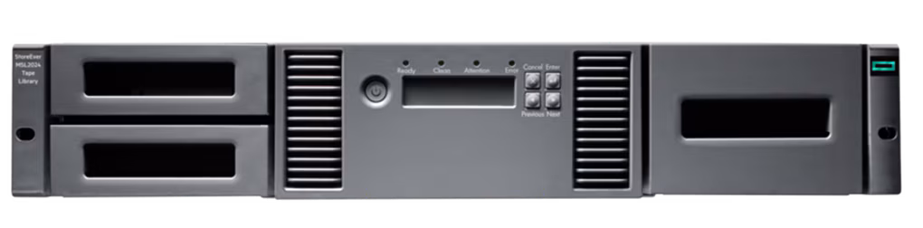 HPE StoreEver MSL2024 Tape Library