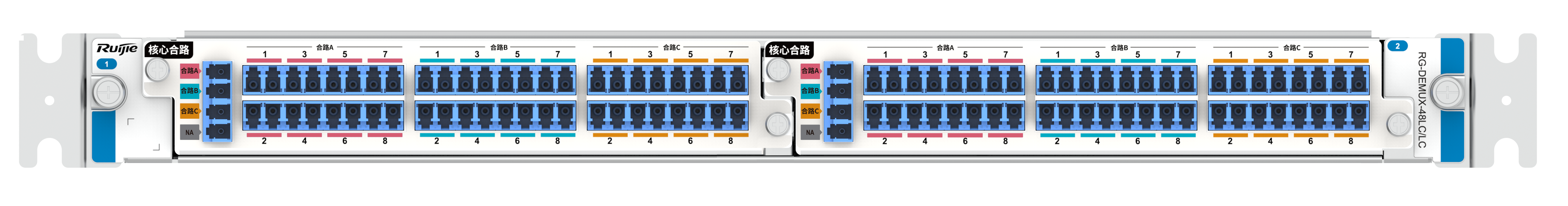 RG-DEMUX-48LCLC+RG-MUX-48LCLC-F
